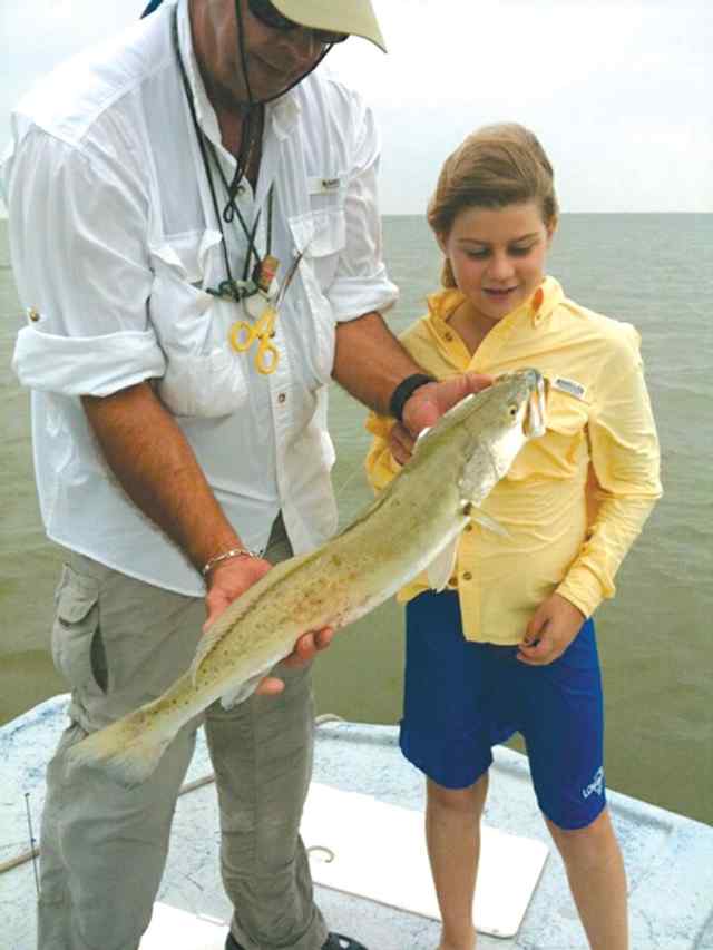 McCoy Seal & Capt Terry Neal Port Mansfield28&quot; trout