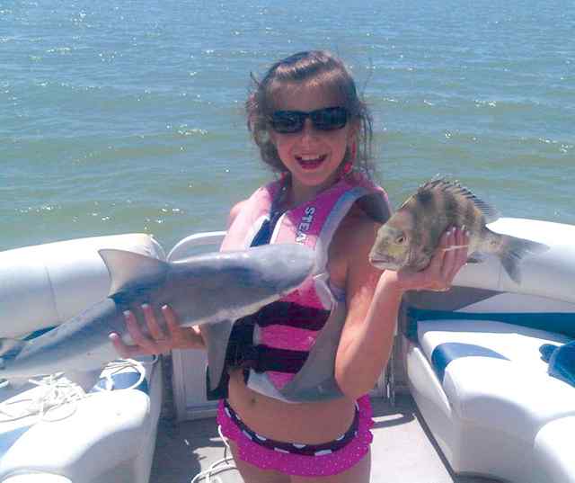 Destaine Speers Trinity Bayblack tip shark &amp; sheepshead