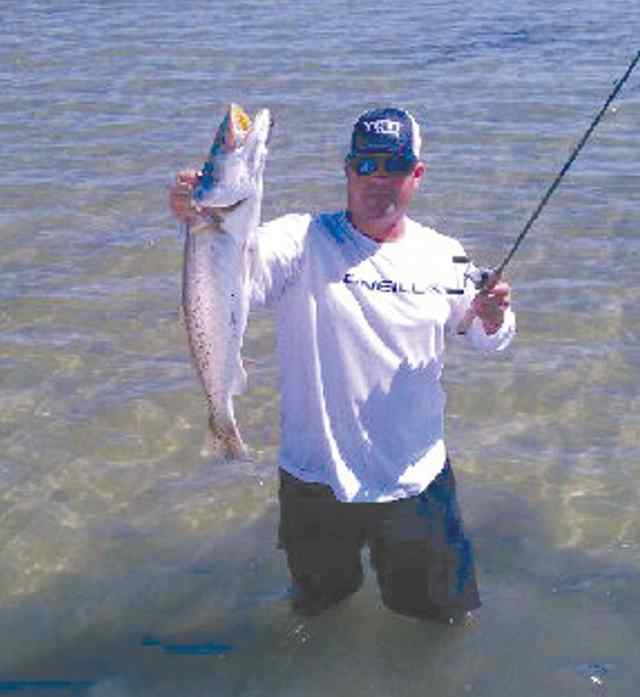 Ray Cancino Aransas Pass30&quot; 7.5lb trout