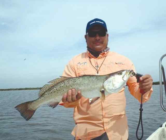 Abel Flores III Port O'Connor25&quot; trout