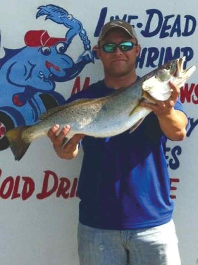Trey German Sylvan Beach29&quot; 8.5lb trout