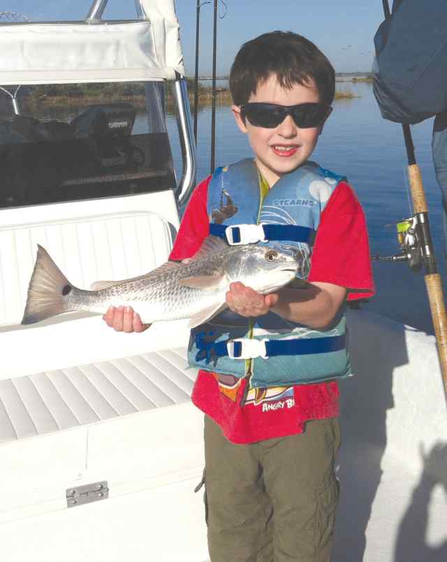 Jack Berry Port Aransas15&quot; first redfish!