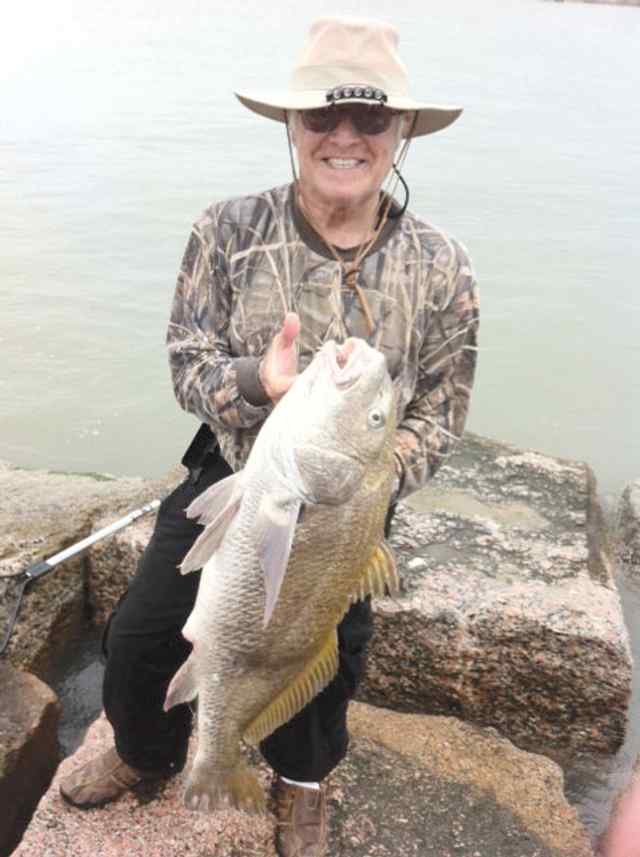 George Garza Peer Port45lb black drum