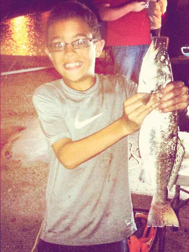 Ethan Goff Brazos21&quot; first speck!