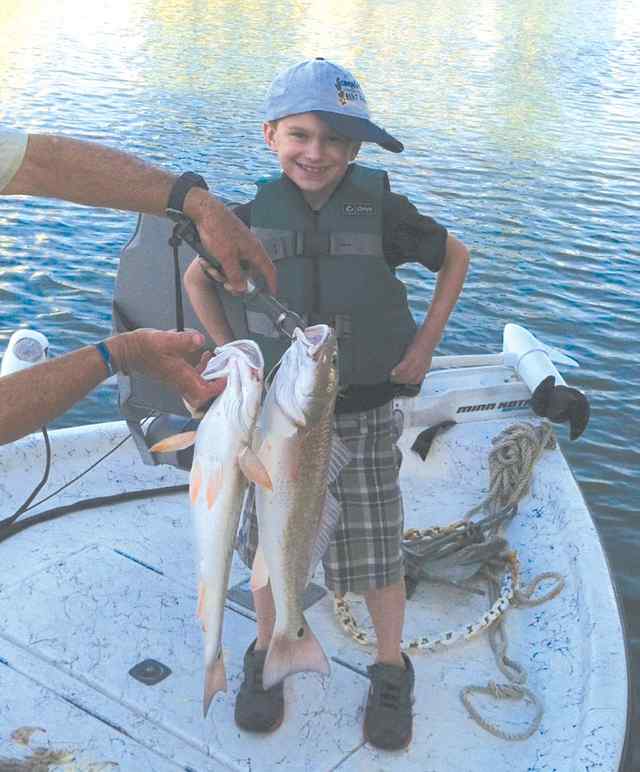 Jonathan Murillo Jones Bay24&quot; first fish!