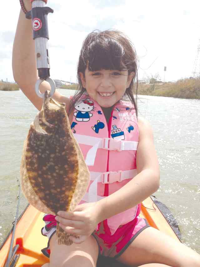 Hannah Nunez Seabrookfirst kayak flounder! CPR