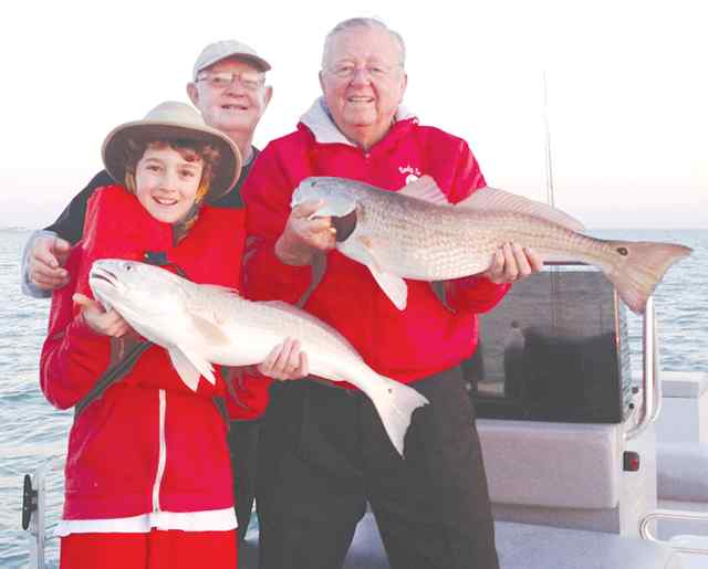 Jim West & Jordan Twin Corpus Christi32&quot; redfish CPR