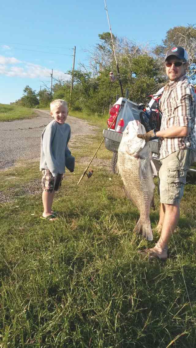 Nik and Nolan Schneider Chocolate Bayou42&quot; black drum