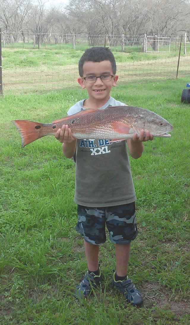 Jessie Hernandez Oliviafirst redfish!