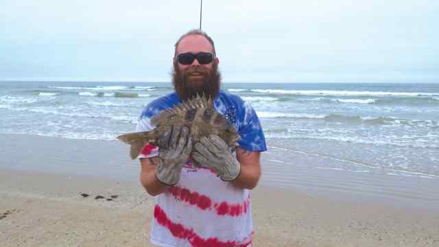 Brian Mitchell Little Shell Beach Padrefirst sheepshead!