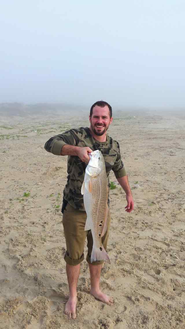 Chris Mitchell Little Shell Beach Padrefirst redfish!