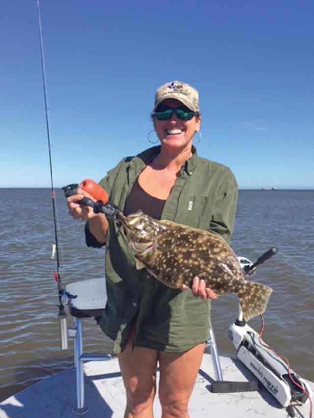 Vicki Burges Chocolate Bayoupersonal best flounder!