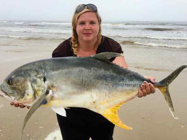 Nicci Haggerty Matagorda40&quot; 28.75 lb jack crevalle