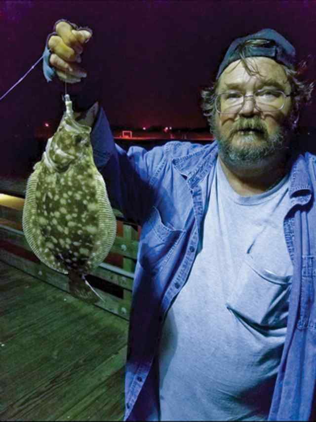Troy Zinda Port Lavaca - first flounder! CPR