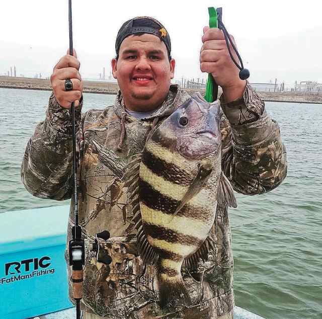 Albert Barrientes Freeport - 8 lb sheepshead