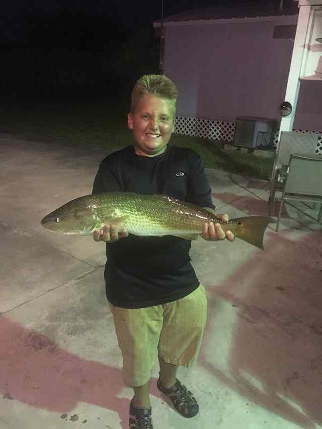 Hunter Canfield West Bay - 27.5" 7.85 lb first redfish!