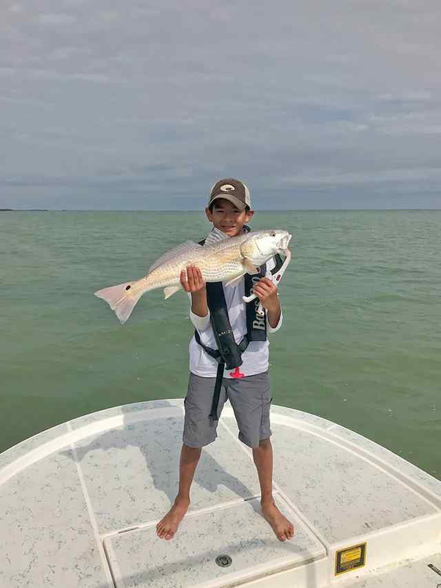 Estevan Rocha South Padre Island - 27" redfish