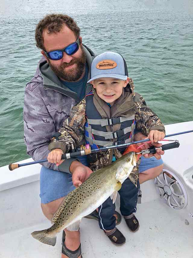Landon Sinclair Corpus Christi - 22.5" personal best trout!