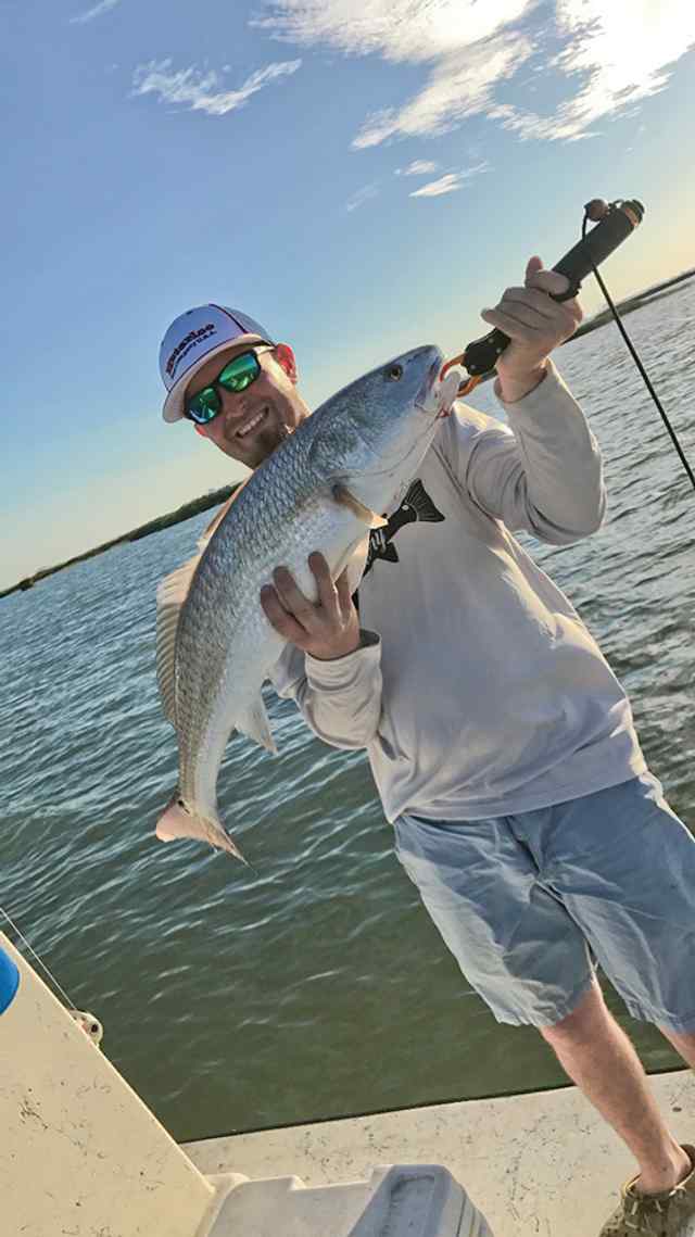 Dylan Valusek Redfish Bay - 8 lb redfish CPR
