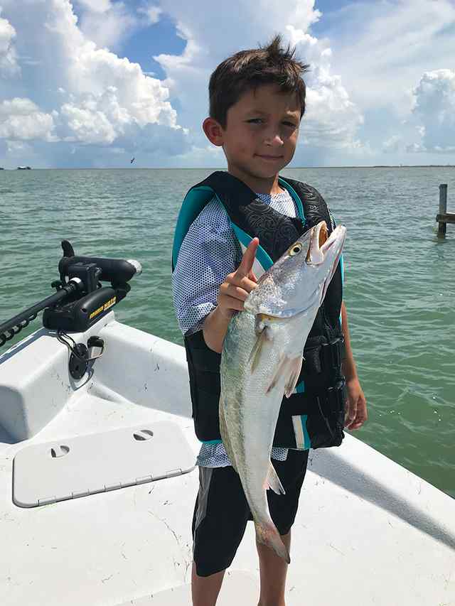Jordan Arredondo Bastrop Bay - 22" trout