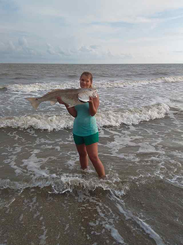 Christina Burchett Holly Beach - redfish