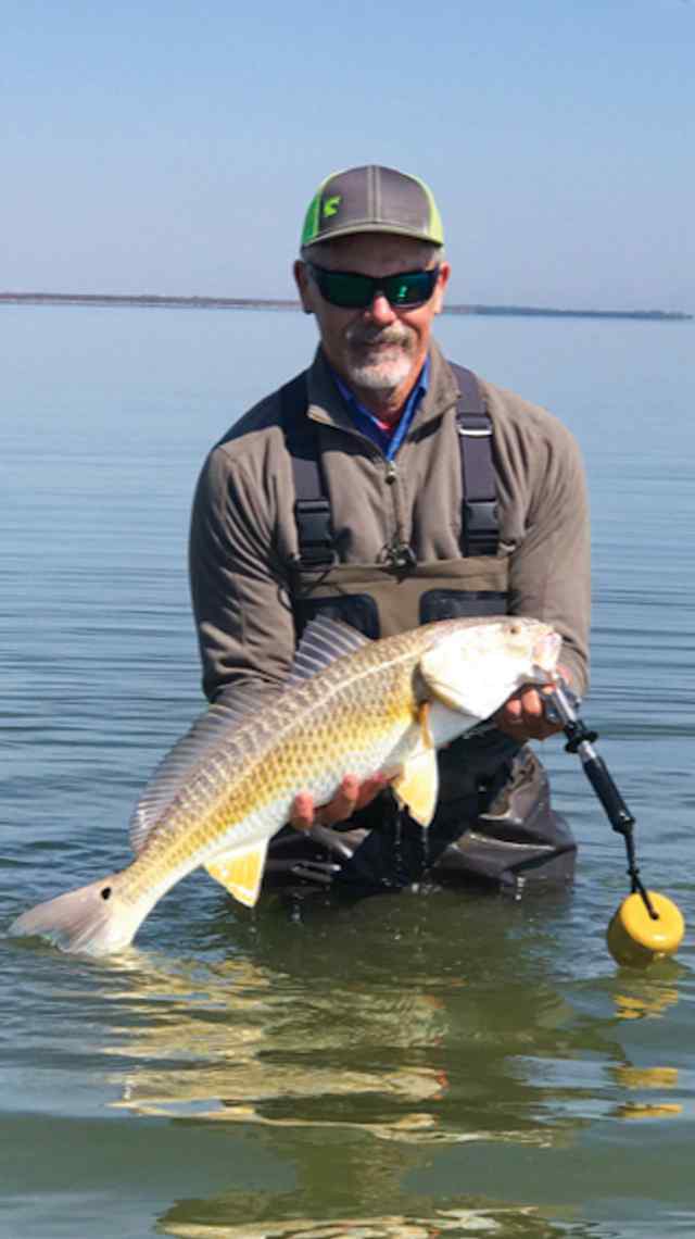 Jeff Sadler West Galveston Bay - 29" redfish CPR