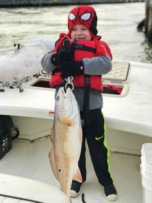 Jackson Swanburg Kemah - 28" redfish CPR