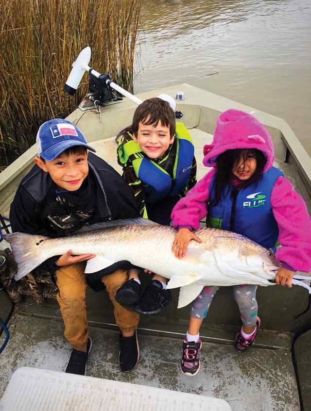 Ezra, Neo, & Novalee Brazos River - 43" bull red
