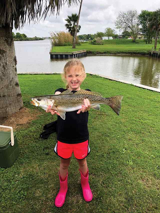 Caroline Young Austin Bayou - 20" trout