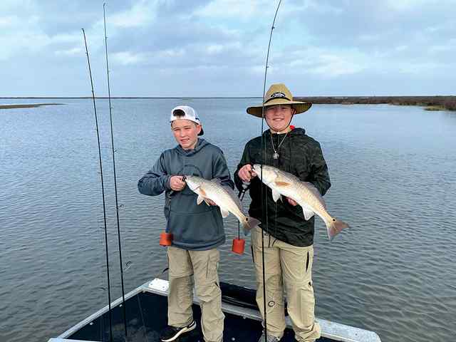 Wyatt Blandford & Trey Miller Rockport - redfish