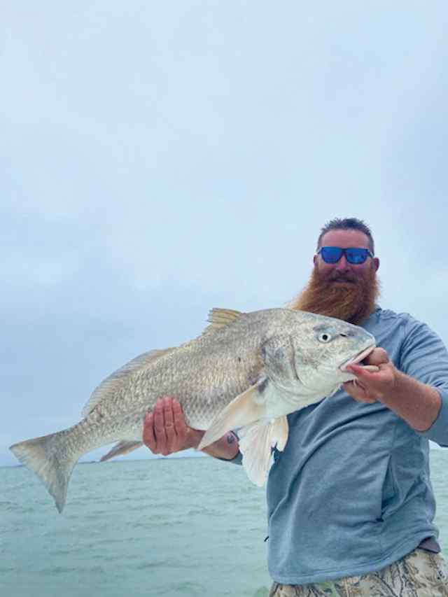Austin Klaerner Laguna Madre - 31" black drum, caught on live shrimp