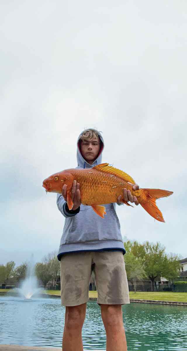 Mason Ramsower Houston - 8 lb personal best goldfish!