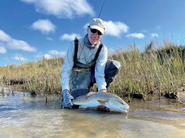 Bob Wight St Charles Bay - 30" redfish CPR
