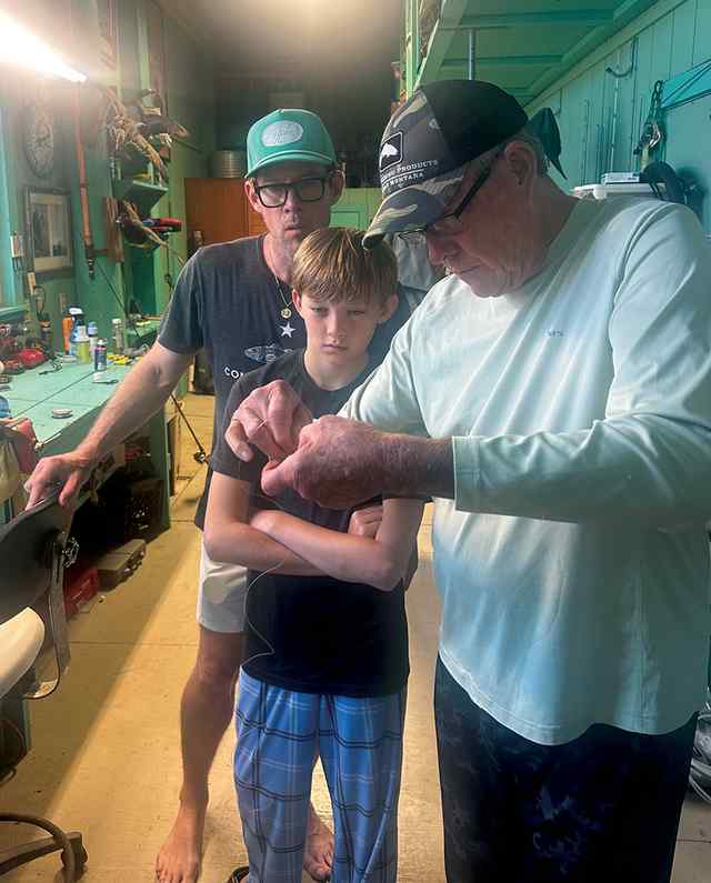 Miller, Blade, & Pierson Bassler knot tying instruction