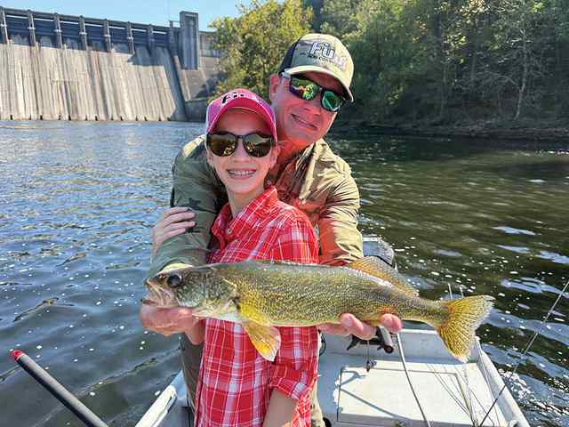 Bill & Molly James Falconer walleye