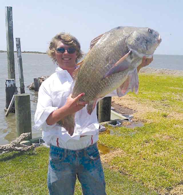Justus Barker Crystal Beach36lb black drum