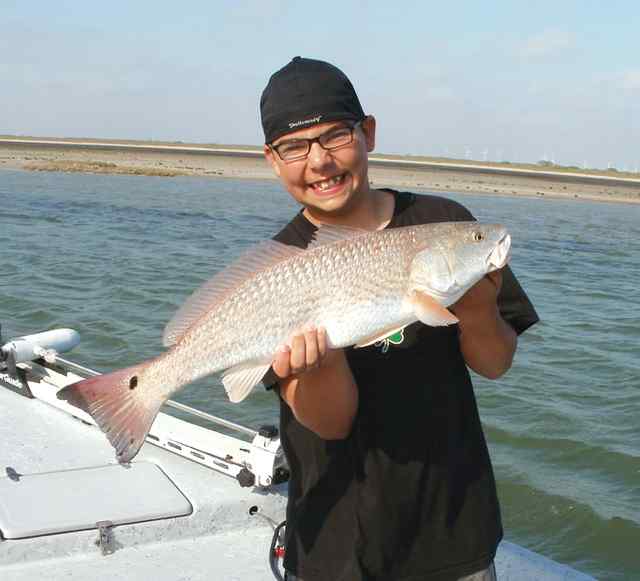 Cameron Casanova Laguna Madre25&quot; redfish, personal best fish!