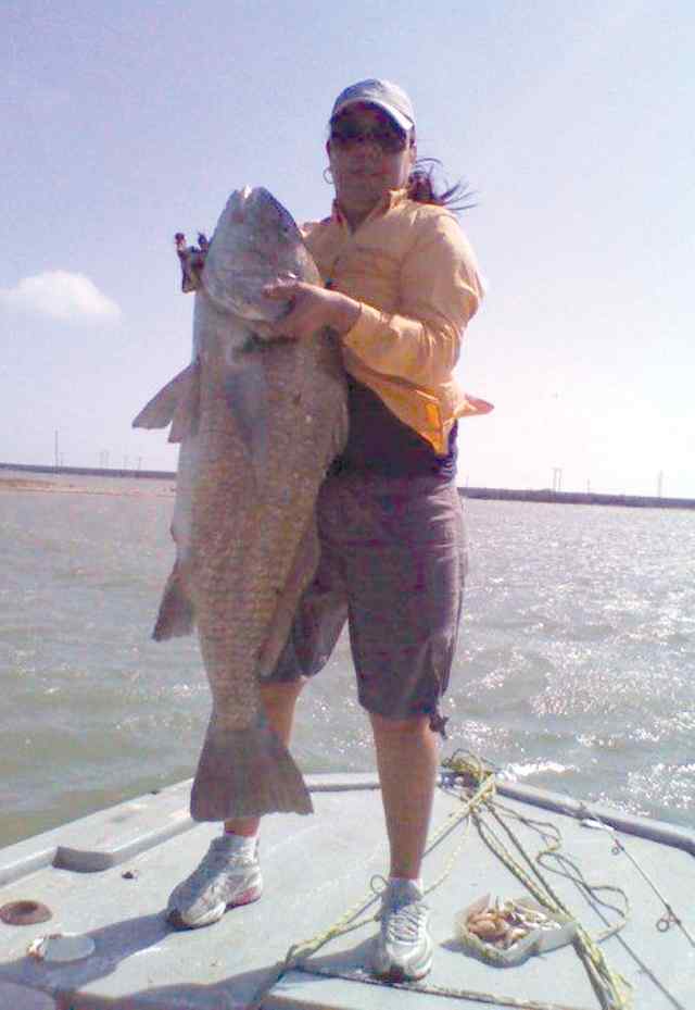 Celia Garcia Port Aransas52&quot; black drum