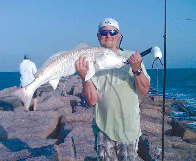 Greg Valle Port Aransas jettiesredfish
