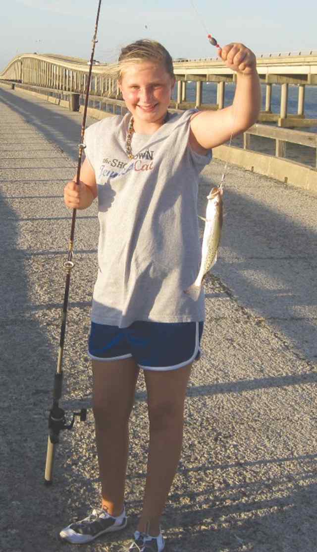 Brook Copano Bay Pierfirst spotted sea trout!