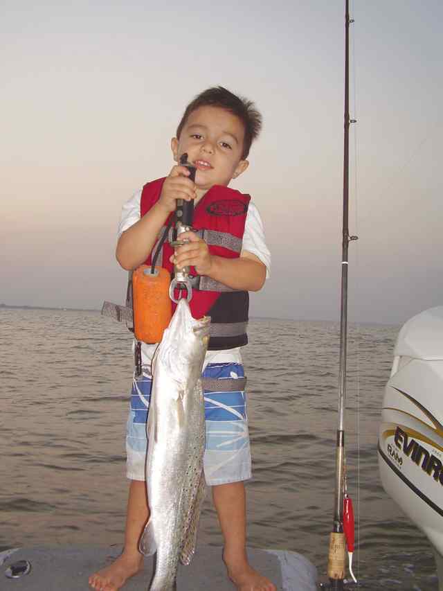 Blain Garcia Baffin Bayfirst trout! CPR