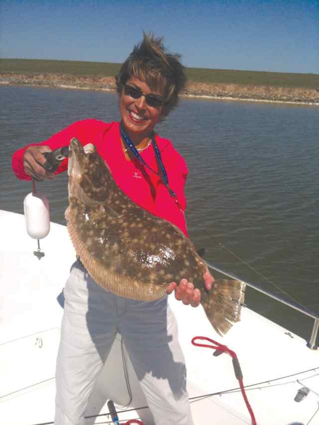 Cherie Landry Moses Bay24&quot; 4lb flounder