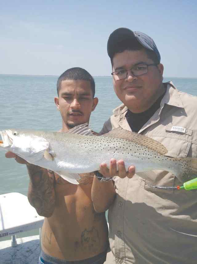 Kevin Pacheco & Orlando Reyna Lower Laguna28&quot; trout