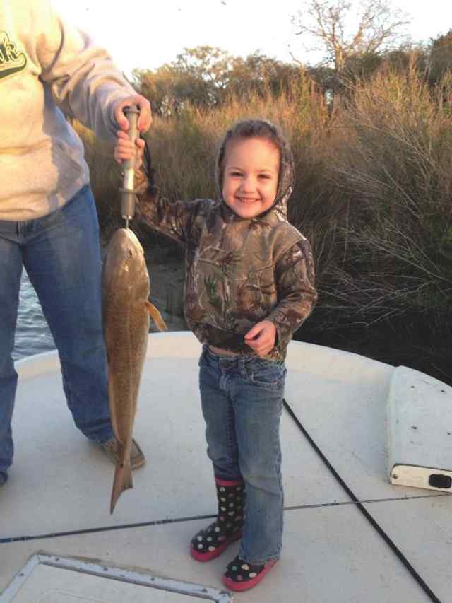 Riley Critendon 26&quot; first fish!