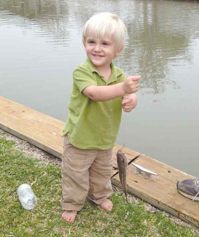 Windom Etheridge Sargent12&quot; first fish! CPR