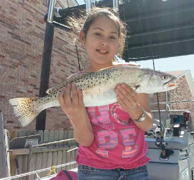 Hannah Sendejas West Galveston Bay25&quot; speck