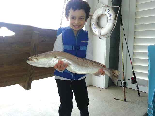 Cal Kirkpatrick West Galveston Bay22&quot; trout