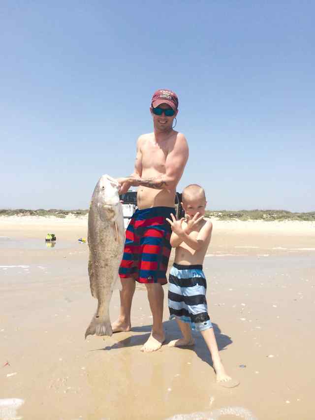 Tommy & Luke Sorrel Matagorda surf43&quot; bull red CPR