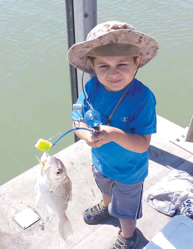 Julio Wilmot IV Corpus Christifirst catch of the day!