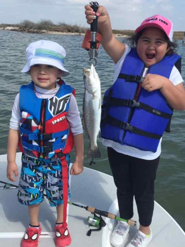 Kara Rockport15&quot; first trout! CPR